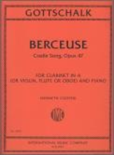 International Music Company Gottschalk: Berceause-Cradle Song, Op.47 (violin & piano)