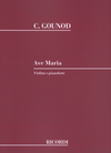 HAL LEONARD Gounod, C. (Bach): Ave Maria (violin, and piano)