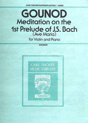 Carl Fischer Gounod/Bach: Ave Maria (violin & piano)