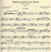 International Music Company Granados, Enrique: Three Dances of Spain (violin & piano)