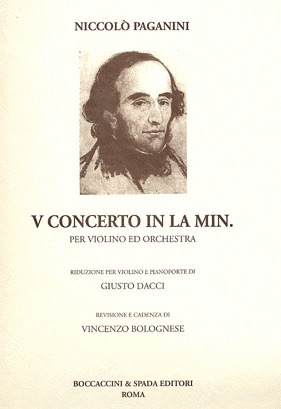 Carl Fischer Paganini, Niccolo: Violin Concerto #5 in A minor (violin & piano)