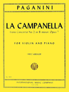 International Music Company Paganini: La Campanella (The Bell), Opus 7 for violin and piano