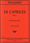 International Music Company Paganini, N. (Galamian): Caprices, Op.1 (violin)