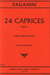 International Music Company Paganini, N. (Galamian): Caprices, Op.1 (violin)