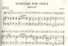 Salter, Lionel: Starters for Viola (viola & piano)