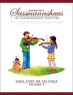 Barenreiter Sassmannshaus: Early Start on the Viola, Vol.3 (2 violas) Barenreiter