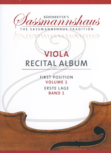 Barenreiter Barenreiter (Lusk/Sassmannshaus): (collection/score/parts) Viola Recital Album, Vol.1 - ARRANGED (viola & piano/2 violas) Barenreiter