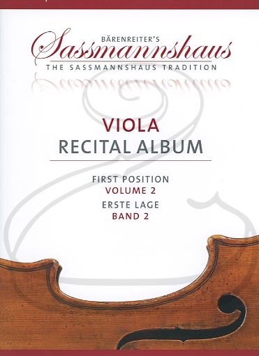 Barenreiter Barenreiter (Lusk/Sassmannshaus): (collection/score/parts) Viola Recital Album, Vol.2 - ARRANGED (viola & piano/2 violas) Barenreiter