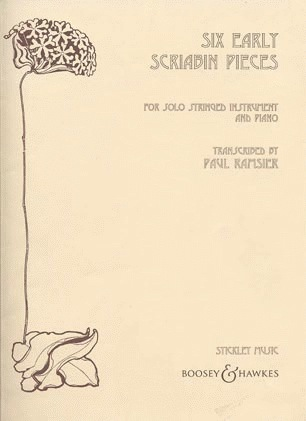 HAL LEONARD Scriabin (Ramsier): Six Early Scriabin Pieces (viola) (piano part sold seperately)