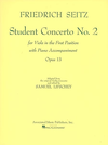 HAL LEONARD Seitz, F. (Lifschey): Student Concerto No.2, Op.13 (viola & piano)