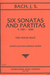 International Music Company Bach, J.S. (Joachim): Six Sonatas and Partitas, s. 1001-1006 (violin solo)