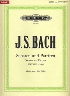 C.F. Peters Bach, J.S. (Rostal): Six Sonatas and Partitas, BWV1001-1006 - Urtext (violin)