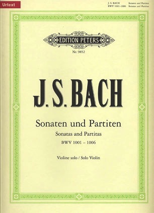 C.F. Peters Bach, J.S. (Rostal): Six Sonatas and Partitas, BWV1001-1006 - Urtext (violin)