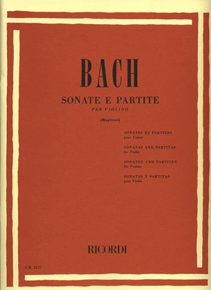 HAL LEONARD Bach, J.S. (Maglioni): Six Sonatas & Partitas (violin)