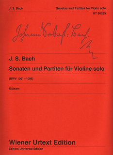 Carl Fischer Bach, J.S. (Gluxam): 6 Sonatas & Partitas, BWV1001-1006 - URTEXT (violin) Wiener Urtext Edition