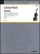 HAL LEONARD Graupner, C. (Birtel): Sonata in G Minor (violin or flute and basso continuo)