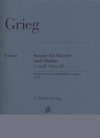 HAL LEONARD Grieg, Edvard: Sonata in C minor, Op.45 (violin & piano)