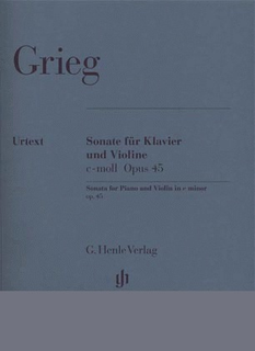 HAL LEONARD Grieg, Edvard: Sonata in C minor, Op.45 (violin & piano)
