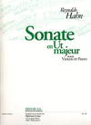 Hahn, Reynaldo: Sonate in C Major (violin & piano)