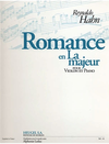Hahn, Reynaldo: Romance in A Major (Violin & Piano)