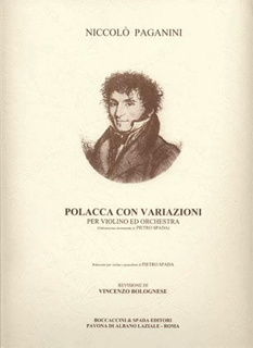 Carl Fischer Paganini, Niccolo: Polacca con Variazioni (violin & piano)