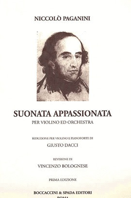 Carl Fischer Paganini, Niccolo: Suonata Appassionata (violin & piano)