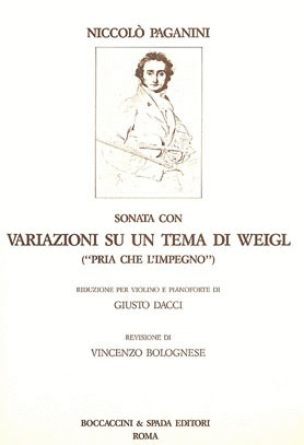 Carl Fischer Paganini, Niccolo: Suonata ''Weigl''(violin & piano)