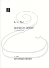 Carl Fischer Part: Spiegel im Spiegel (violin & piano) Universal Edition