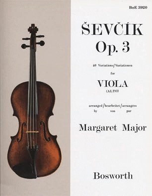 Bosworth Sevcik, O. (Major): 40 Variations Op.3 (Viola)