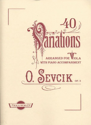 Sevcik (Arnold): 40 Variations Op.3 (viola & piano)