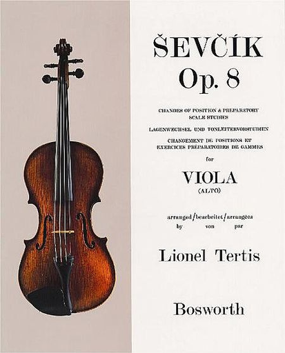 Bosworth Sevcik, O. (Tertis): Changes of Position Op.8 (Viola)