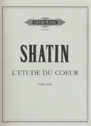 Shatin: L'Etude du coeur (viola)