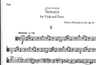 Schirmer Shostakovich, D.: Sonata Op.147 (viola & piano)