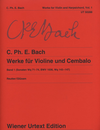 Carl Fischer Bach, C.Ph.E.: Works for Violin and Harpsichord, Vol. 1, urtext (violin and harpsichord)