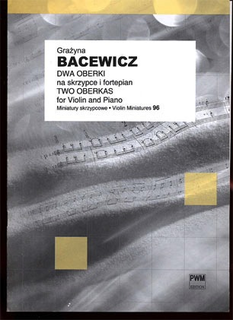 Carl Fischer Bacewicz, Grazyna: Two Oberecks (violin & piano)