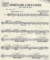 HAL LEONARD Halffter, Ernesto: Serenade a Dulcine (violin & piano)