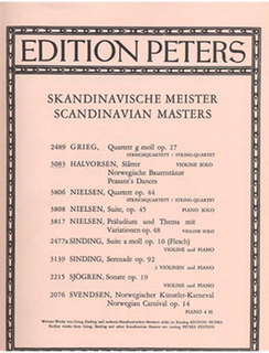 Halvorsen, Slatter: Norwegian Peasant Dances (violin solo)