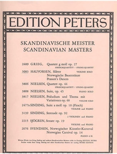 Halvorsen, Slatter: Norwegian Peasant Dances (violin solo)