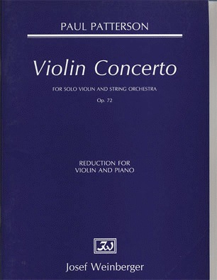 HAL LEONARD Patterson, P.: Violin Concerto Op.72 (violin & piano)