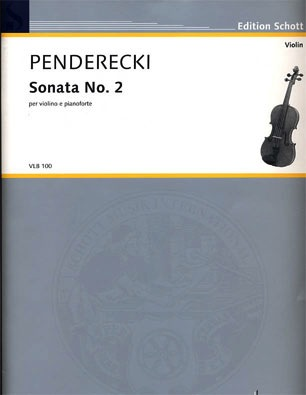 HAL LEONARD Penderecki, Krzysztof: Sonata #2 (violin & piano)