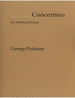 Carl Fischer Perlman, George: Concertino (violin & piano)