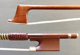 John Bolander gold/mountain mahogony violin bow #833, USA, 60.0g