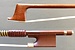 John Bolander gold/mountain mahogony violin bow #833, USA, 60.0g