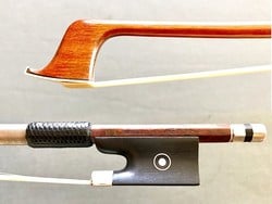 Otto Hoyer Pariser violin bow, silver