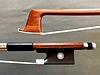 A. NÜRNBERGER violin bow, silver & ebony