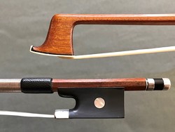 TOURTE silver-mounted violin bow, GERMANY, 55.4g