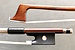 German violin bow, siver & ebony branded GERMANY