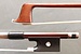 European Unbranded violin bow, ebony / silver, possibly French 59.4