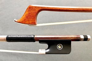 H. SCHICKER cello bow, silver/ebony, 78.1g
