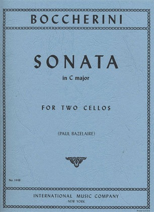 International Music Company Boccherini (Bazelaire): Sonata in C Major (2 cellos)